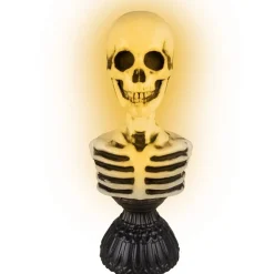Animerad Skelettbyst 38 cm