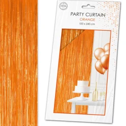 Backdrop Draperi Orange 100 x 240 cm