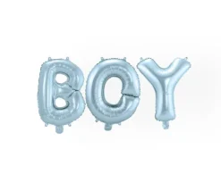 Ballonggirlang, Boy ljusblå 36 cm