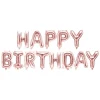 Ballonggirlang, Roséguld Happy Birthday