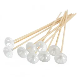 Ballongpinnar av bambu 10-pack