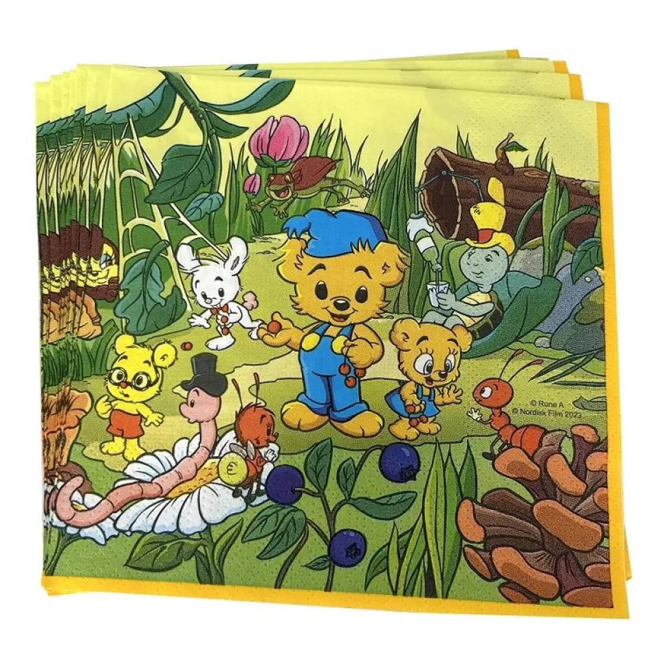 Bamse Servetter Natur 16-pack