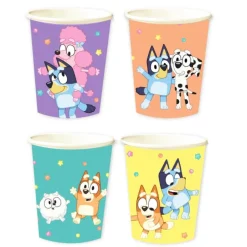 Bluey Party Pappmuggar 8-pack