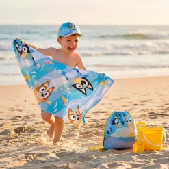 Bluey - Set med Handduk, Keps & Gympapåse