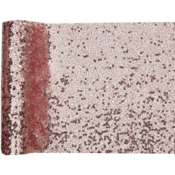 Bordslöpare - Roséguldpaljetter 3 meter