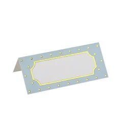 Bordsplaceringskort Ljusblå 10-pack