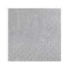 Cocktailservetter - Silver 25-pack