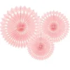 Dekorationsmånar ljusrosa 3-pack
