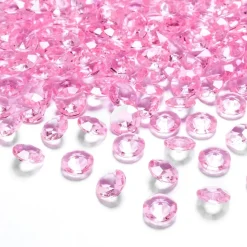 Diamantkonfetti - Rosa 100-pack