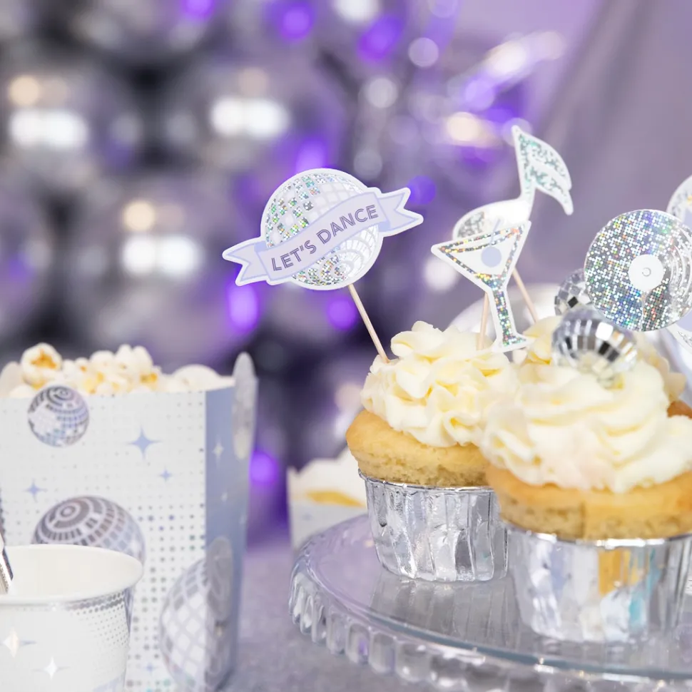 Disco - Cake Toppers 8-pack