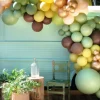 DIY Deluxe Ballongbåge - Jungle Green