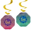 Eid Mubarak - Hängande Swirl Dekorationer 4-pack