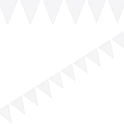 Flaggirlang Mini - Vit 3 meter
