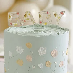 Floral Baby - Cake Topper Baby