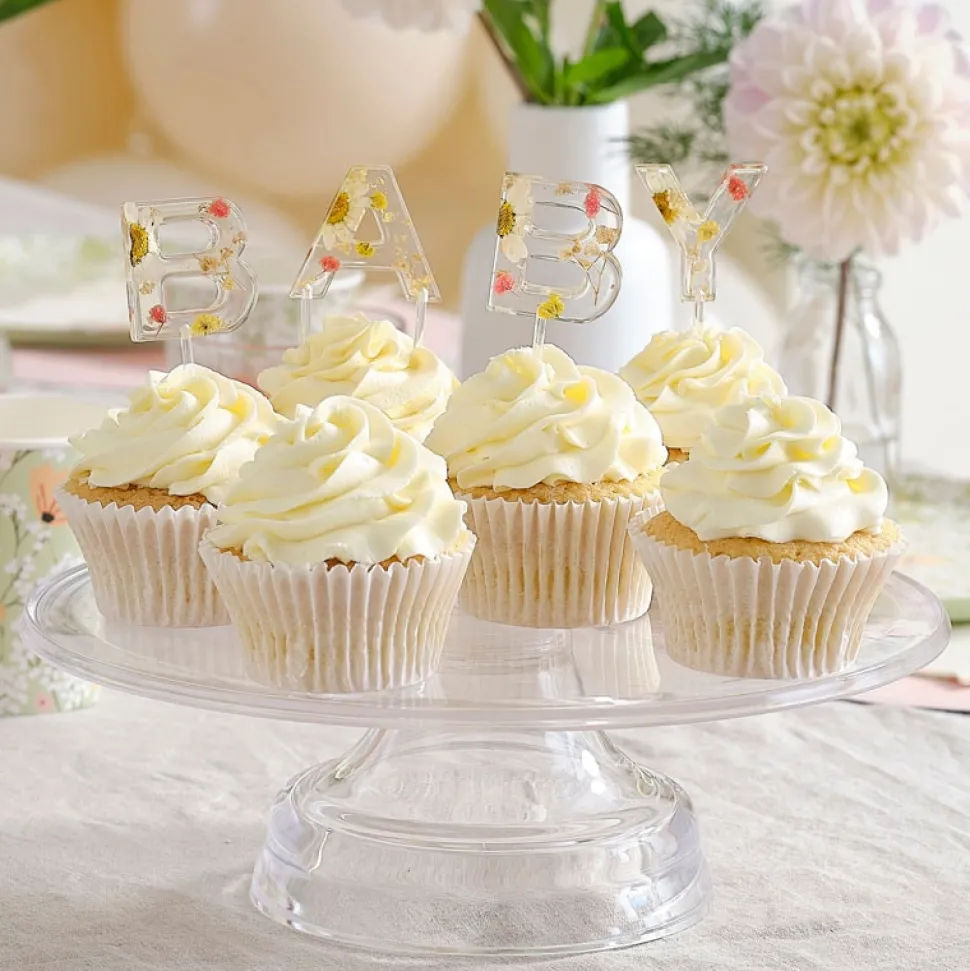 Floral Baby - Cake Topper Baby