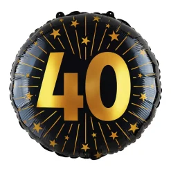 Folieballong Guld 40 år