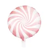 Folieballong rosa karamell