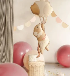 Folieballong söt mus med molnballong 104 cm