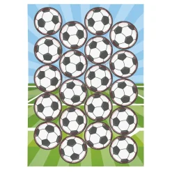 Fotboll Muffinsbilder Oblat 20-pack