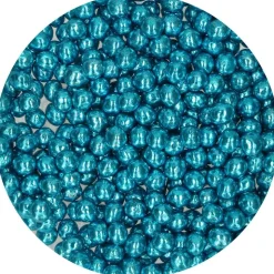 FunCakes - Chokladpärlor Metallic Blå 60 gram