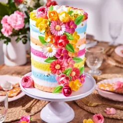 FunCakes - Ätbara Oblatblommor, Viol 8-pack