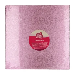 FunCakes - Tårtbricka fyrkantig Rosa 30,5 cm