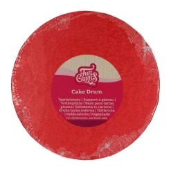 FunCakes - Tårtbricka rund Röd 20 cm