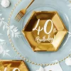 Guld 40 år - Tallrikar 6-pack