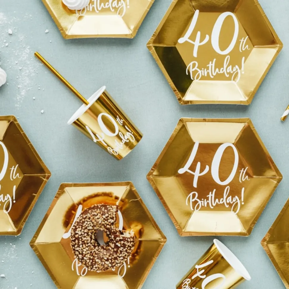 Guld 40 år - Tallrikar 6-pack