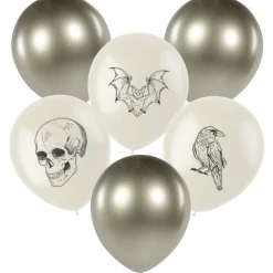 Halloweenballonger Creepy Curiosities 6-pack