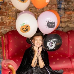 Halloweenballonger 8-pack