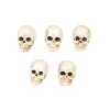 Halloweendekoration - Små dödskallar 2,2 cm 5-pack