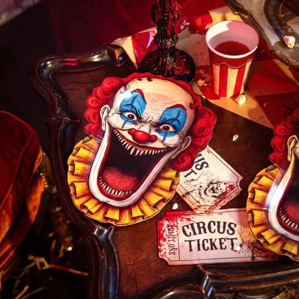 Halloween Freak Show Tallrikar 6-pack