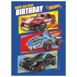 Hot Wheels Födelsedagskort
