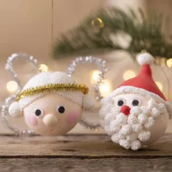 Julpyssel - Tomte & Ängel Julgranskulor