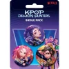 K-Pop Demon Hunters Knappar 3-pack