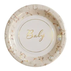 Little Teddy Babyshower Tallrikar 6-pack