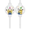Minions - Pappsugrör 4-pack