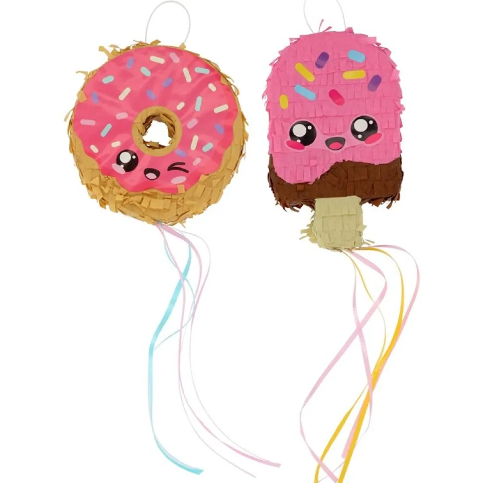 Mini Piñatas Kawaii Donut & Glass