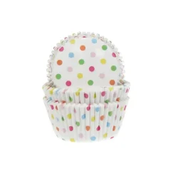 Muffinsformar - Färgglada Prickar 50-pack