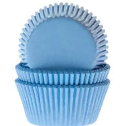 Muffinsformar Mini - Ljusblå 60-pack