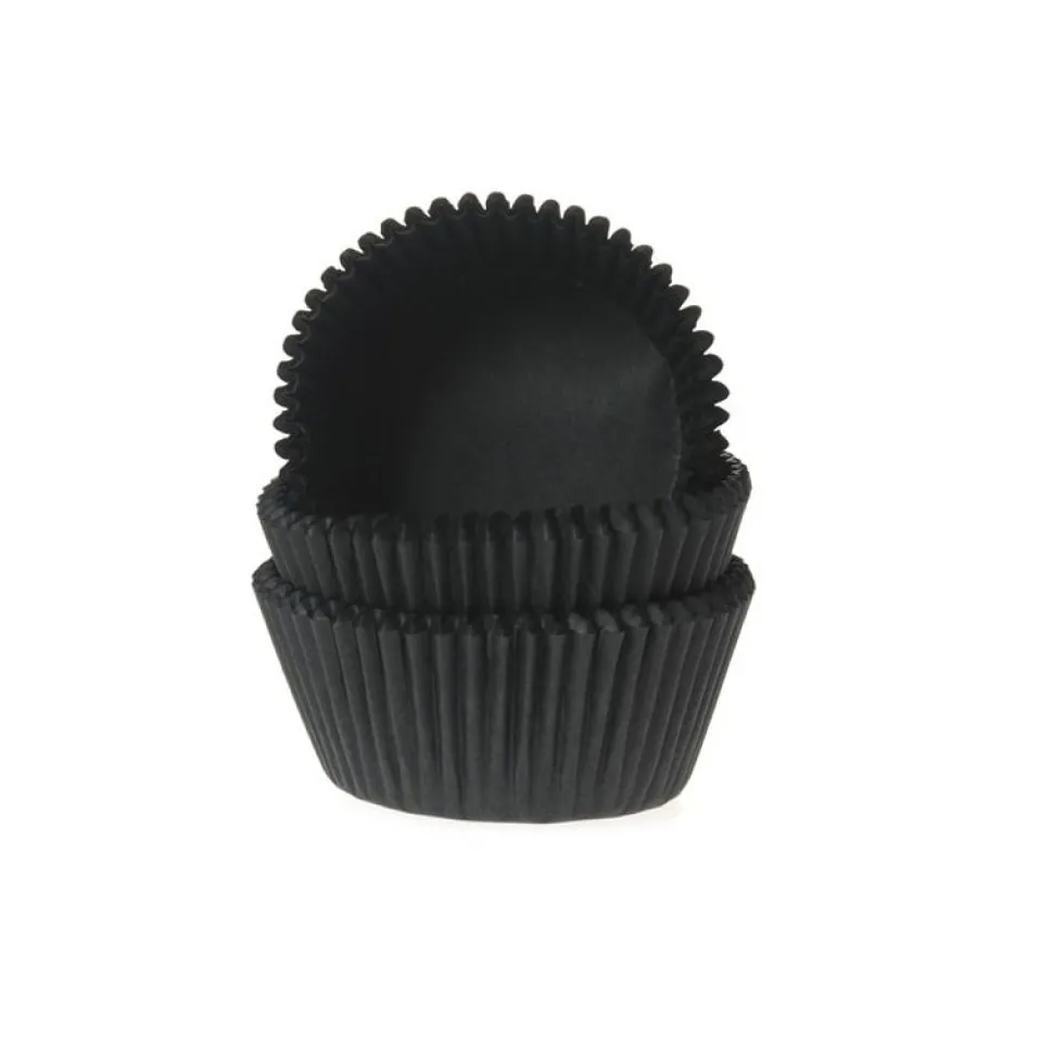 Muffinsformar - Svart 50-pack