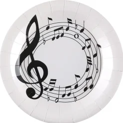 Musiknot - Tallrikar 10-pack