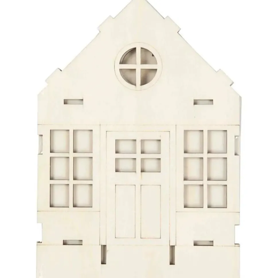 Nissens hus - Byggsats i trä 19 x 24 cm