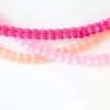 Pappersgirlanger Rosa 3 meter 3-pack