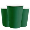 Pappmuggar 250 ml - Mörkgröna 10-pack