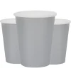 Pappmuggar 250 ml - Silver 10-pack