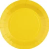 Papptallrikar 22,5 cm - Gula 10-pack