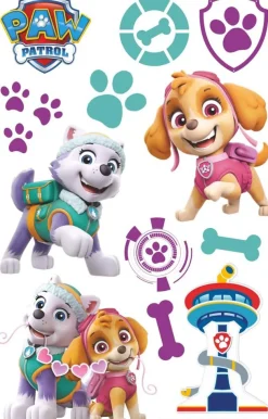 Paw Patrol Skye & Everest Väggdekaler