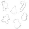 Pepparkaksformar av stål 6-pack
